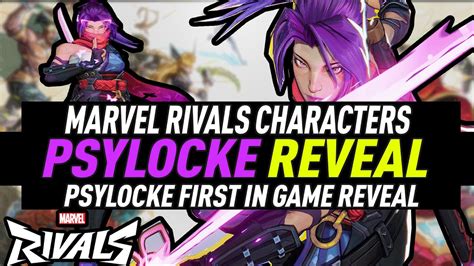 Marvel Rivals Psylocke Character Reveal First Look Marvelrivals Youtube