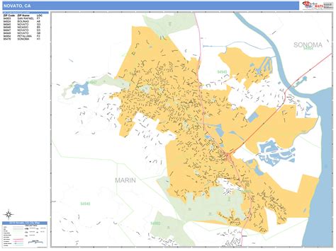 Novato Zip Code Map at Juan Bear blog