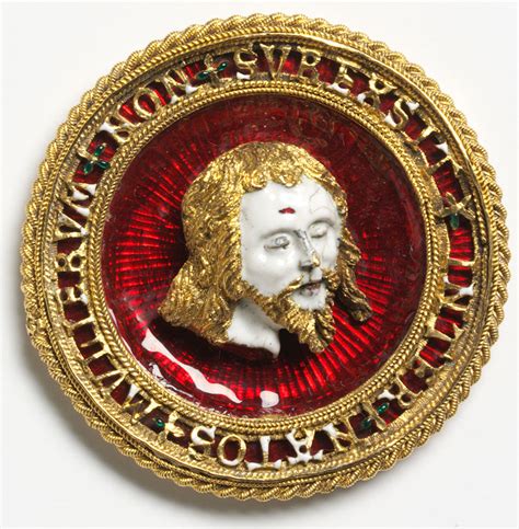 Hat Badge with the Head of St. John the Baptist on a Platter | Holbein ...