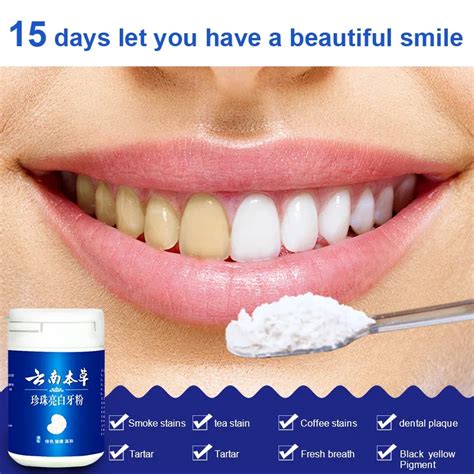 Natural Pearl Tooth Powder Physical Whitener Detoxifying Whitening