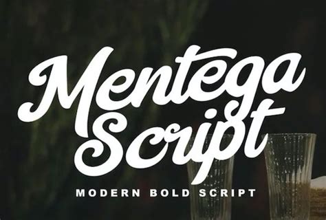 Mentega Script Font Fontspace Io