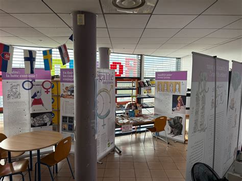 Exposition Dessine moi l égalité des genres Lycée des métiers La