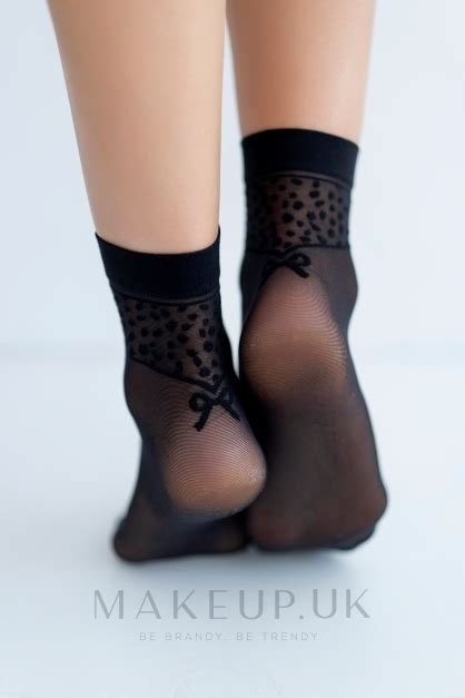 Knittex Women Socks With Pattern Coquette 20 Den Nero Makeup Uk