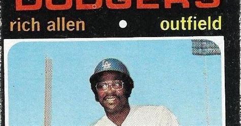 Topps 1971 No 650 Rich Allen