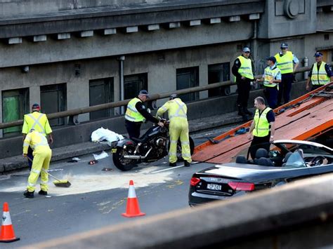 Sydney Harbour Bridge Crash Traffic Chaos After Motorbike And Ute