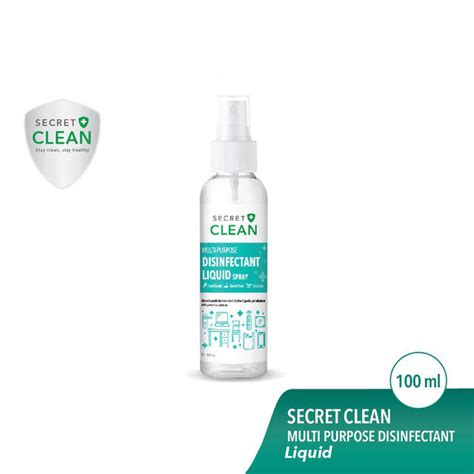 JK Secret Clean Multi Purpose Disinfectant Liquid Spray 100ml