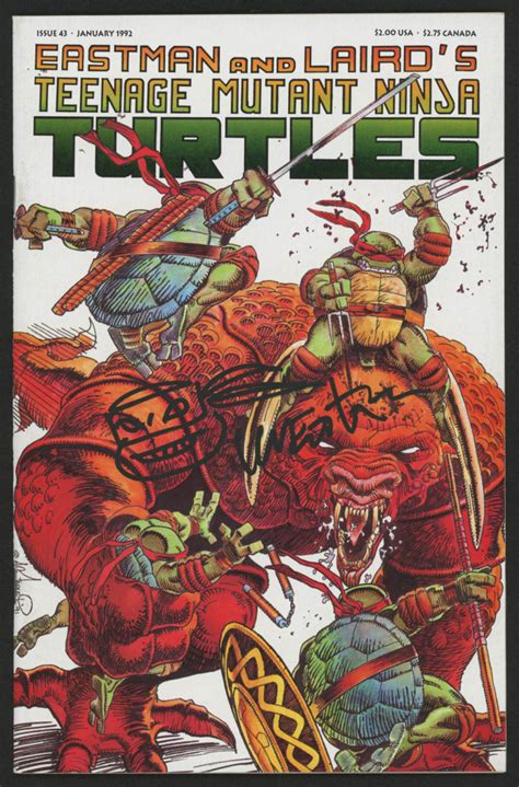 Kevin Eastman Signed Teenage Mutant Ninja Turtles Original Comic Book