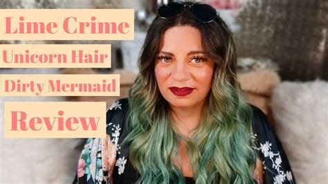 Lime Crime Unicorn Hair Dirty Mermaid Review Youtube