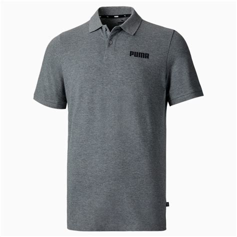 Essentials Pique Mens Polo Medium Gray Heather Puma Shop All Puma Puma