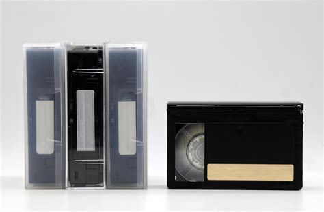 cassettes de stockage multimédia vintage vhs c technologie vintage des