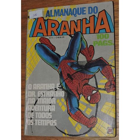 Almanaque Do Homem Aranha 05 Almanaque Do Aranha RGE Formatinhos Anos