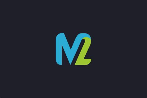 Modern M2 Logo Graphic By Domstock · Creative Fabrica