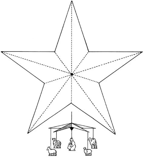 Desenhos De Estrela De Natal Para Colorir