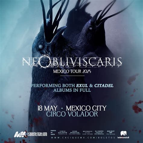 Ne Obliviscaris Cdmx M Xico Tour Metaltower Net