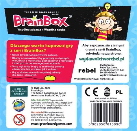 Brainbox Matematyka Dla Najm Odszych Sklep Gryplanszowe Pl Gry Dla