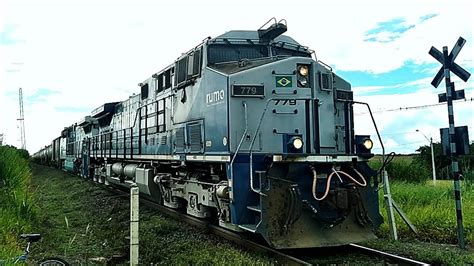 Trem Tanqueiro Carregado Gigante 147 Vagões Tanques e Velhos TCR