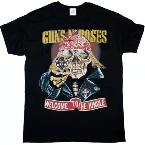 Vintage Guns N Roses Welcome To The Jungle 89 89 New Black T Shirt £16