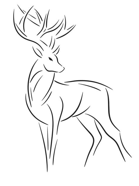 Illustration Of A Deer Vector 20547680 Vector Art At Vecteezy