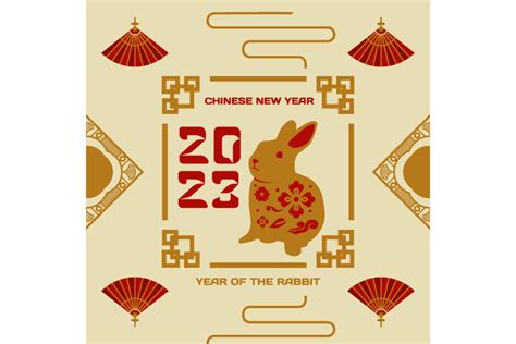 Square Chinese New Year 2023 Zodiac Sign Graphic by Muhammad Rizky ...