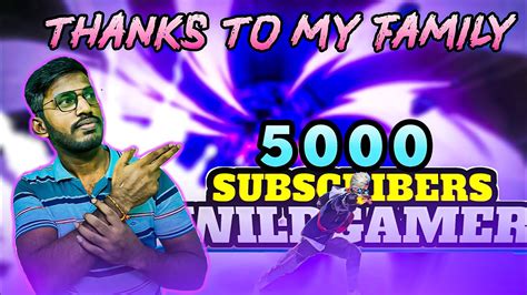 5k Subscribers Completed ️ Wild Gamer Is On Live 🛑telugu Face Cam Live