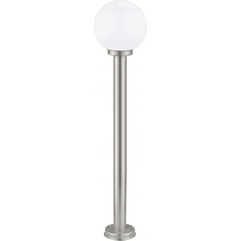 Eglo Lighting 30207 Nisia Single Light Outdoor Post Light In Stainless