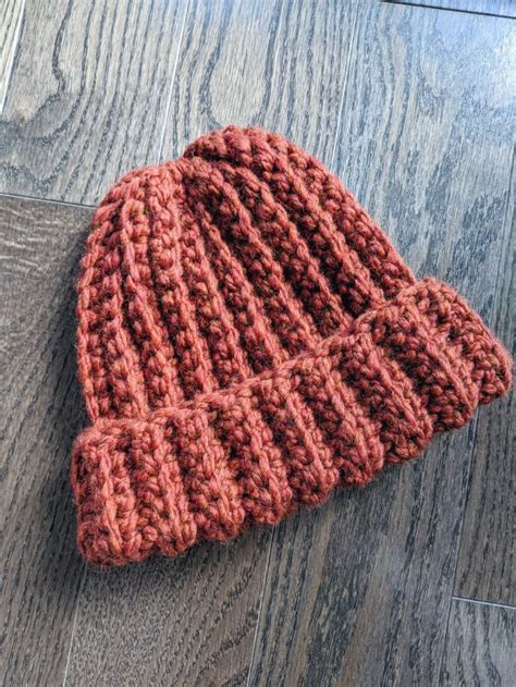 Simple Mens Crochet Hat Free Pattern For Beginners Jjcrohet