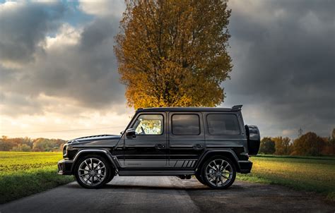 Wallpaper Mercedes Benz Side View AMG Inferno G Class Gelandewagen