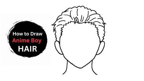 How To Draw Anime Boy Hair | Drawing For Kids Easy Step By Step - YouTube