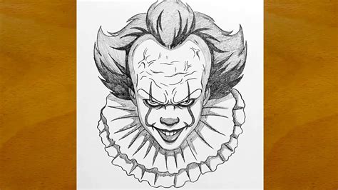 Pennywise The Clown Scary Drawing