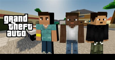 Grand Theft Auto Skinpack Minecraft Skin Pack