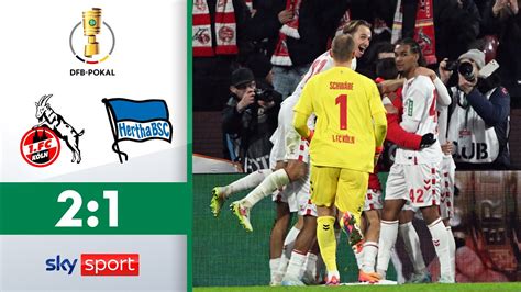 Entscheidung In Letzter Minute Fc K Ln Hertha Bsc Highlights