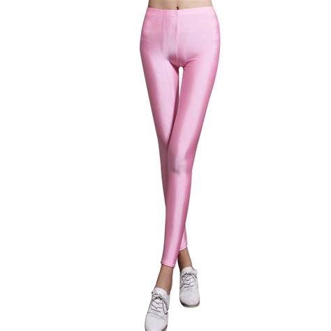 New Women Candy Color Leggings Sexy Plus Size Elastic Skinny Pants