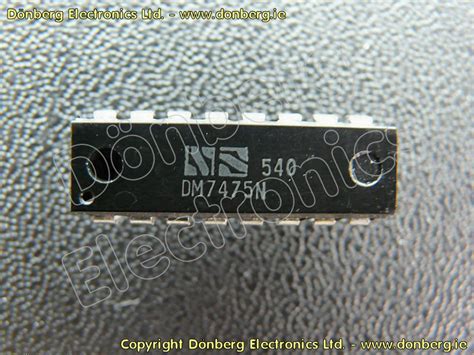 Semiconductor: SN7475 (SN 7475) - 4-BIT BI-STABLE LATCH...