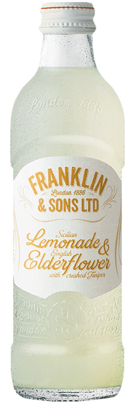 Franklin And Sons Lemonade Elderflower 12 X 275ml