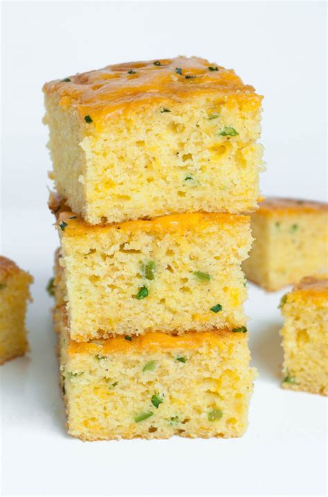 Jalapeño Cheddar Cornbread Peas And Crayons