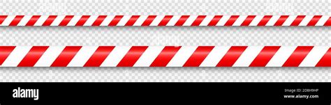 Realistic Red Barricade Tape Police Warning Line Danger Or Hazard