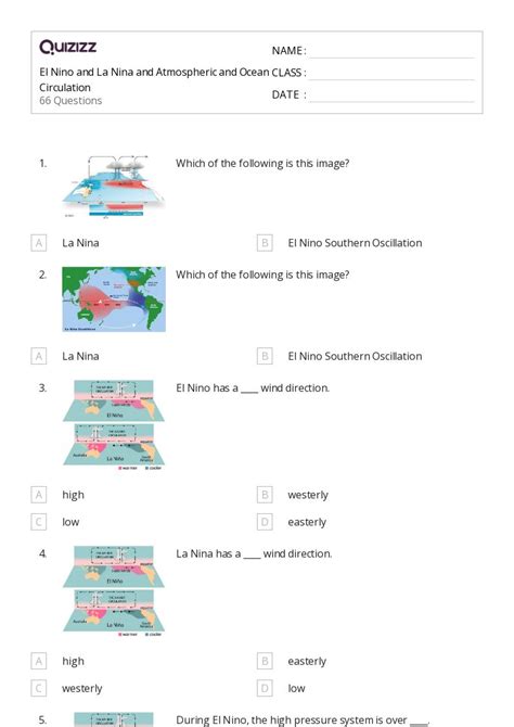 50 Atmospheric Circulation And Weather Systems Worksheets On Quizizz