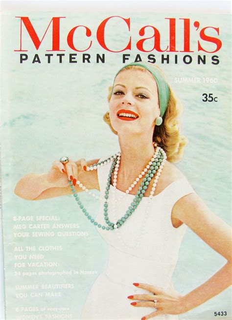 Mccall S On The Cover Of Mccall S Pattern Fashions Summer