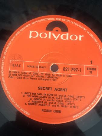 Robin Gibb Secret agent (Vinyl Records, LP, CD) on CDandLP