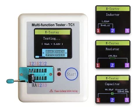 Probador De Transistores Con Triodo De Diodo Lcr Tc1 Mosfet Cuotas