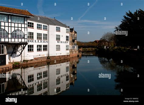 River Tone, Taunton, Somerset, England, UK Stock Photo - Alamy