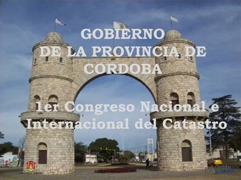 PPT GOBIERNO DE LA PROVINCIA DE CORDOBA PowerPoint Presentation Free