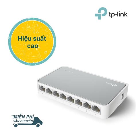 Bộ Chia Tín Hiệu TP Link TL SF1008D 8 Cổng Switch 8 Ports 10 100Mbps