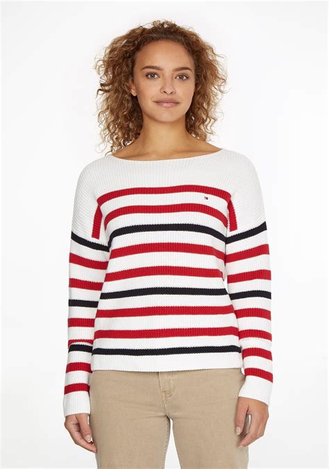 Tommy Hilfiger Strickpullover Hayana Boat Nk Sweater« Mit Tommy