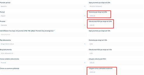 Dopune Popunjavanja Eepdv Na Sefu Minimax Rs