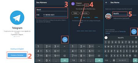 Como Criar Uma Conta No Telegram