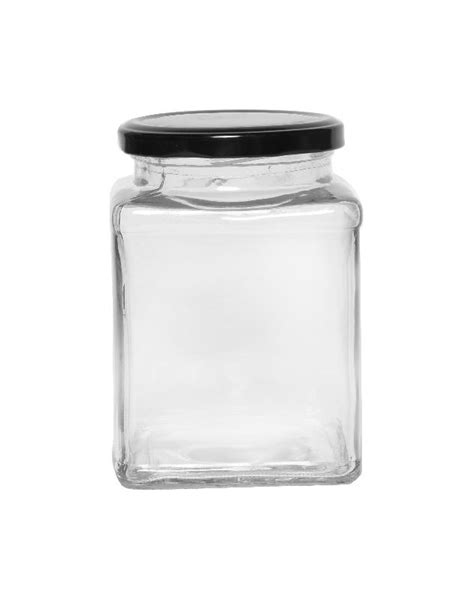 SQUARE 750 ML ITC GLASS JAR For Packing Jam Pattern Plain At Rs 18