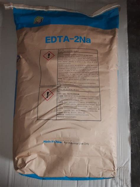 ETHYLENEDIAMINE TETRA ACETIC ACID EDTA DI SODIUM EDTA 2NA 25Kg At