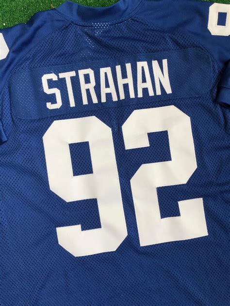 00’s Michael Strahan New York Giants Reebok Authentic NFL Jersey Size ...