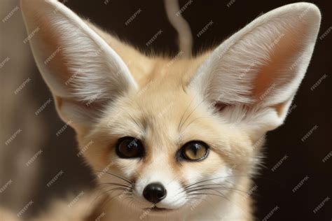 Premium Ai Image Fennec Fox Head Closeup Carnivore Mammal Generate Ai